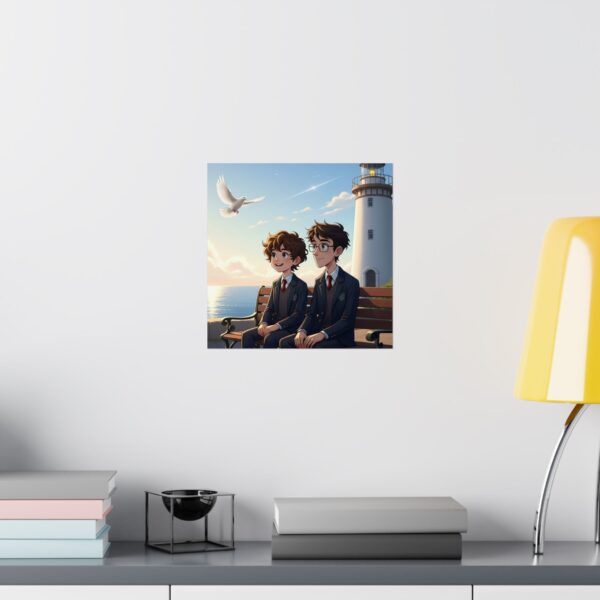 Matte poster voor kinderkamer I speelruimte I Studenten I Vuurtoren - Afbeelding 10