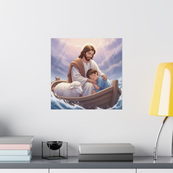 Poster I Jezus en Kind I Muurkunst I Cadeau I Kinderruimte - Afbeelding 13