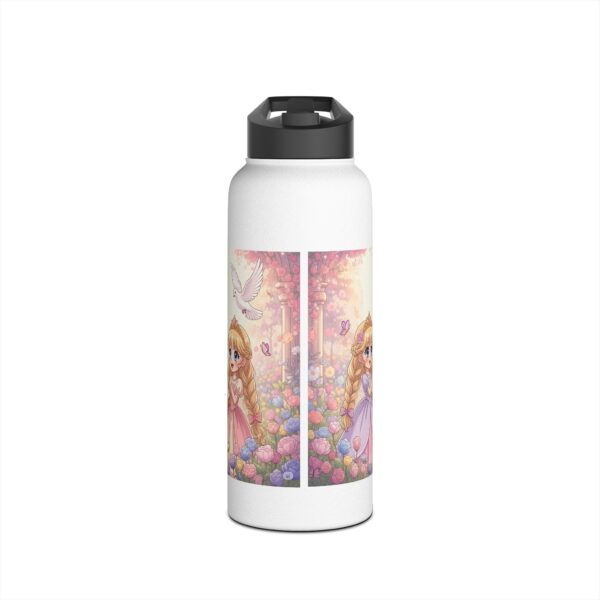 Thermo Waterfles met Prinsessen I Cadeau voor meisjes I Duif I Milieuvriendelijke drinkgerei I - Afbeelding 12