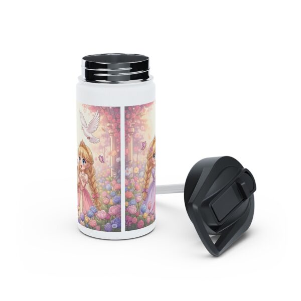 Thermo Waterfles met Prinsessen I Cadeau voor meisjes I Duif I Milieuvriendelijke drinkgerei I - Afbeelding 5