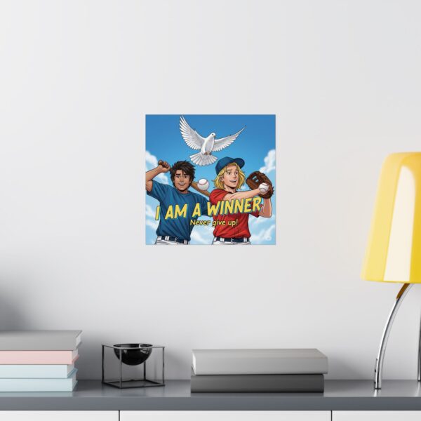 Motiverende Sportposter I  Honkbal I Kinderkamer I Decoratie I Cadeau I Speelruimte - Afbeelding 7