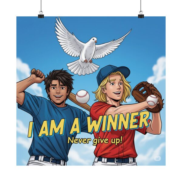 Motiverende Sportposter I  Honkbal I Kinderkamer I Decoratie I Cadeau I Speelruimte - Afbeelding 14