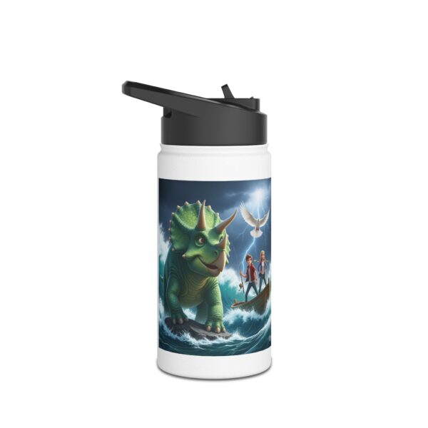 Roestvrijstalen waterfles met avontuur thema | Dino Design I Cadeau I Kamperen I Wandelen - Afbeelding 3