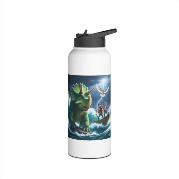 Roestvrijstalen waterfles met avontuur thema | Dino Design I Cadeau I Kamperen I Wandelen - Afbeelding 15