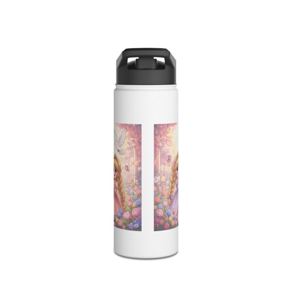 Thermo Waterfles met Prinsessen I Cadeau voor meisjes I Duif I Milieuvriendelijke drinkgerei I - Afbeelding 7