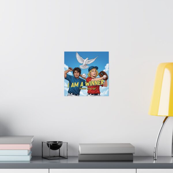 Motiverende Sportposter I  Honkbal I Kinderkamer I Decoratie I Cadeau I Speelruimte - Afbeelding 4