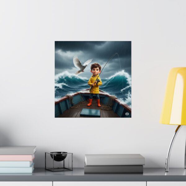 Poster I Visser jongentje I Nautisch I Kinderkamer Decor I Avontuurlijk I Inspirerend - Afbeelding 13