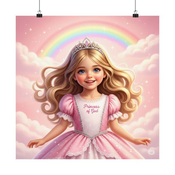 Matte Poster I Prinses van God I Inspirerend I  Kinderkamer decor I Cadeau - Afbeelding 14