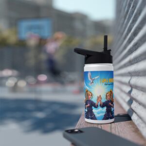 Roestvrijstalen waterfles I Kung Fu I  Meisjes I Fitness I Sport I Reizen I Dagelijks gebruik