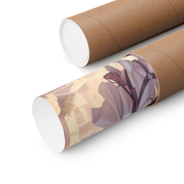 Inspirerend I Matte poster I Jezus op paard praat met meisje I Cadeau I Woondecoratie - Afbeelding 3