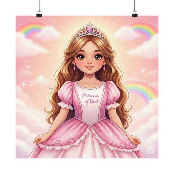 Matte poster I Prinses van God I Schattig Meisje I Decor I Kinderkamer I Fantasie Prints - Afbeelding 14