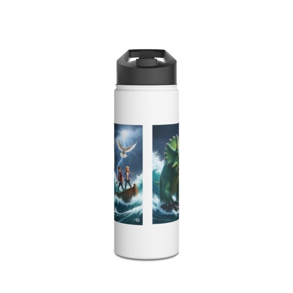 Roestvrijstalen waterfles met avontuur thema | Dino Design I Cadeau I Kamperen I Wandelen - Afbeelding 6
