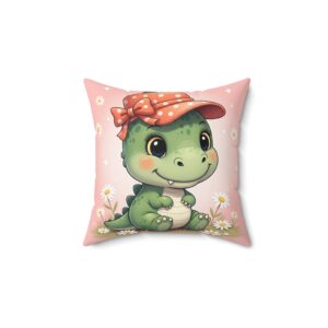 Schattig dino decoratief kussen I Kinderkamer decoratie I Speelkamer I Kinder slaapkamer