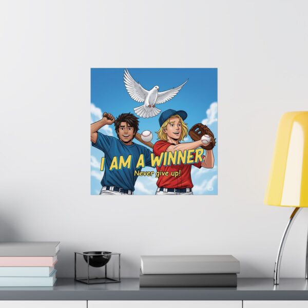 Motiverende Sportposter I  Honkbal I Kinderkamer I Decoratie I Cadeau I Speelruimte - Afbeelding 13
