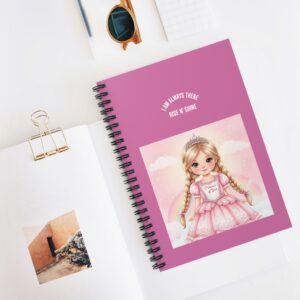 Prinses I Spiraalnotitieboekje voor kinderen I Cadeau voor meisjes I Roze I Inspirerend