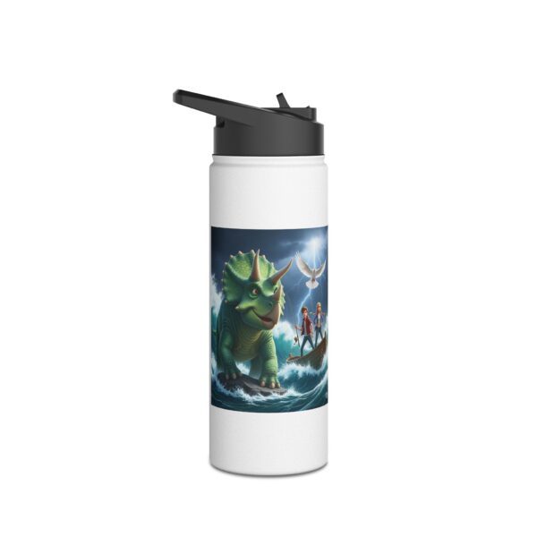 Roestvrijstalen waterfles met avontuur thema | Dino Design I Cadeau I Kamperen I Wandelen - Afbeelding 8