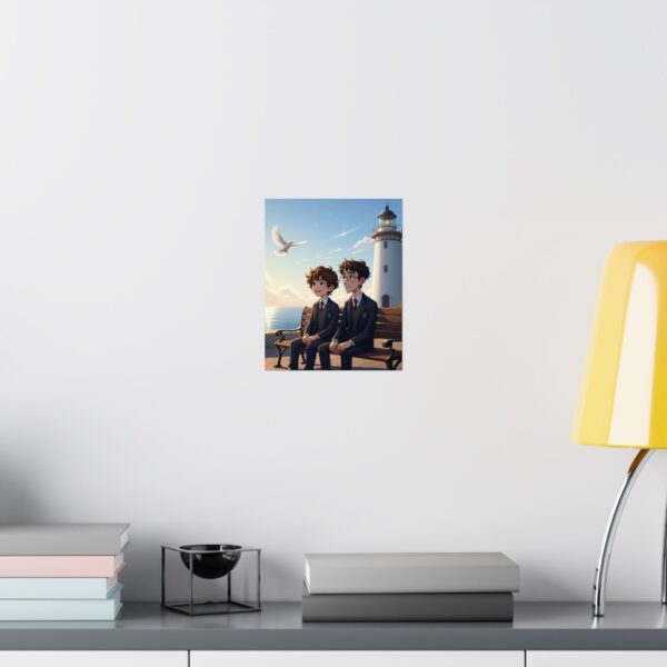 Matte poster voor kinderkamer I speelruimte I Studenten I Vuurtoren - Afbeelding 4