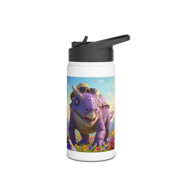Kleurrijke en grappige dinosaurus roestvrijstalen waterfles I Cadeau I Kinderen - Afbeelding 4