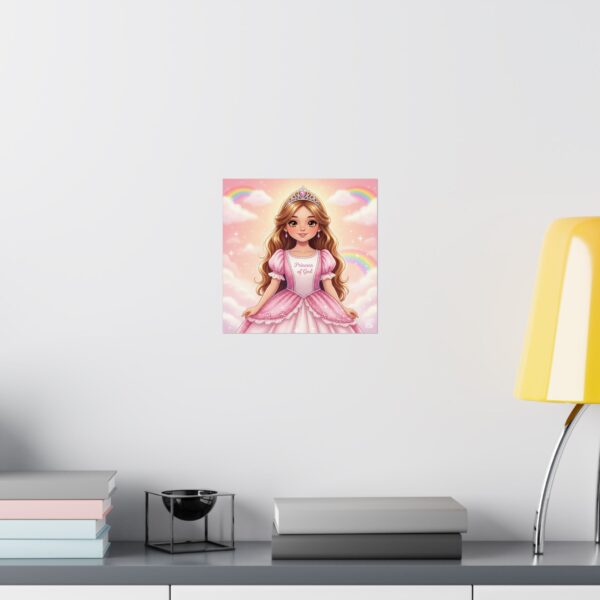Matte poster I Prinses van God I Schattig Meisje I Decor I Kinderkamer I Fantasie Prints - Afbeelding 4