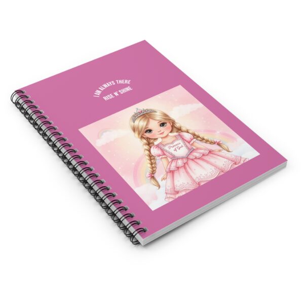 Prinses I Spiraalnotitieboekje voor kinderen I Cadeau voor meisjes I Roze I Inspirerend - Afbeelding 2