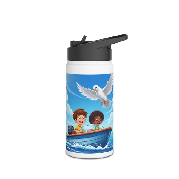 Waterfles I Jongens in Speedboat I Duif I Heilige Geest I School en Sport I Cadeau - Afbeelding 5