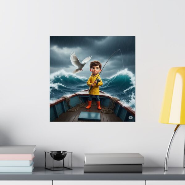 Poster I Visser jongentje I Nautisch I Kinderkamer Decor I Avontuurlijk I Inspirerend - Afbeelding 16