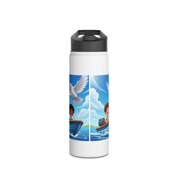 Waterfles I Jongens in Speedboat I Duif I Heilige Geest I School en Sport I Cadeau - Afbeelding 6