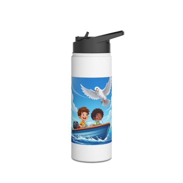 Waterfles I Jongens in Speedboat I Duif I Heilige Geest I School en Sport I Cadeau - Afbeelding 9