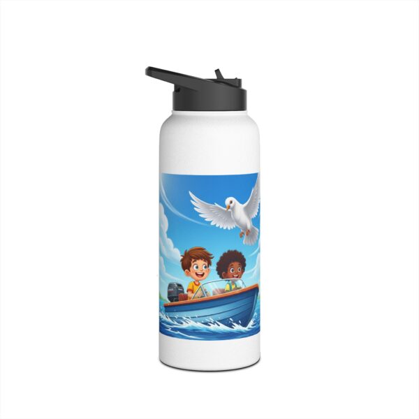 Waterfles I Jongens in Speedboat I Duif I Heilige Geest I School en Sport I Cadeau - Afbeelding 13