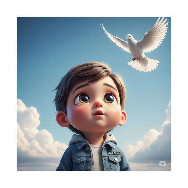 Poster I Kind van God I Duif I Kinderkamer I Decor I  Inspirerend - Afbeelding 12