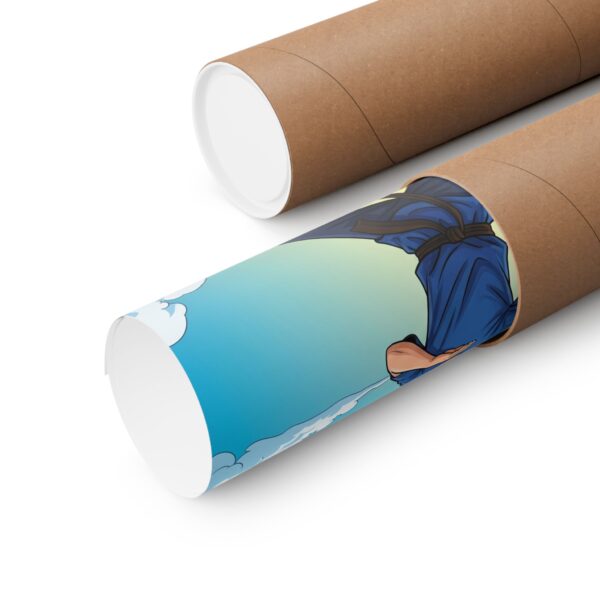 Motiverende vechtsport poster I Kung Fu I Never Give Up! I Speelkamer I Decoratie - Afbeelding 3