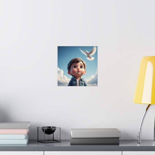 Poster I Kind van God I Duif I Kinderkamer I Decor I  Inspirerend - Afbeelding 4
