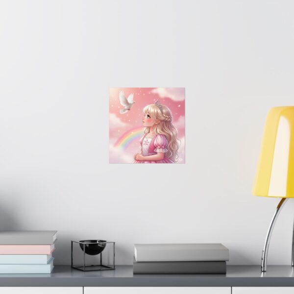 Matte Poster I Princess I Kinderkamer Decor I Cadeau voor Meisjes - Afbeelding 4