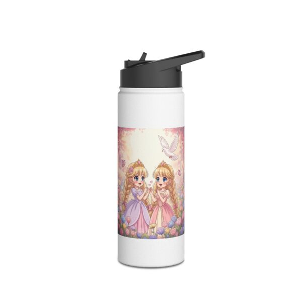 Thermo Waterfles met Prinsessen I Cadeau voor meisjes I Duif I Milieuvriendelijke drinkgerei I - Afbeelding 9