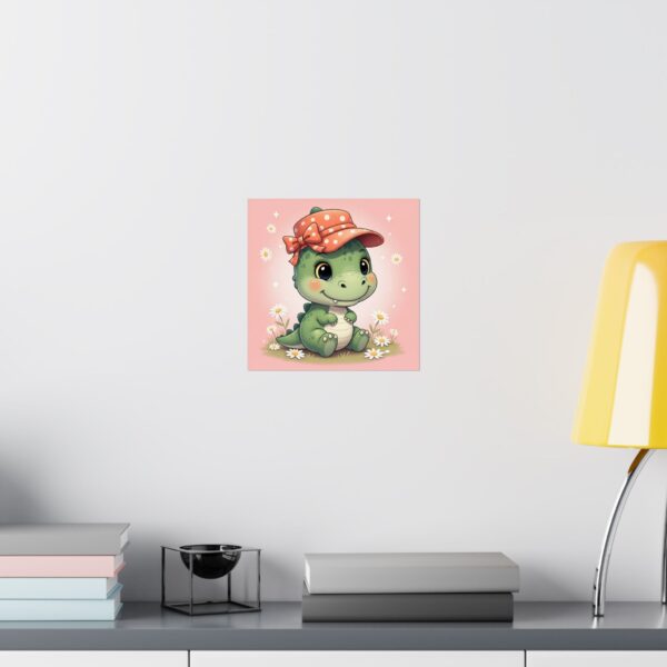 Poster I Schattige Dino I Kinderkamer I Speelkamer I Slaapkamer I Decoratie I Cadeau - Afbeelding 4