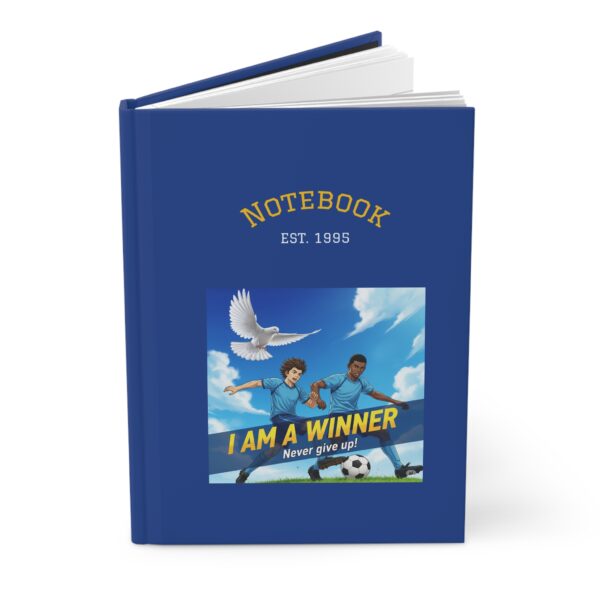 Motiverend voetbal hardcover notitieboekje I Sportnotitieboekje I Cadeau I School - Afbeelding 2