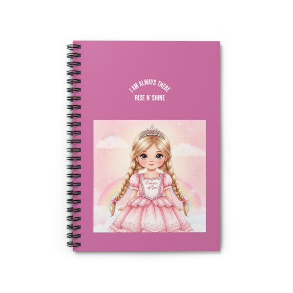 Prinses I Spiraalnotitieboekje voor kinderen I Cadeau voor meisjes I Roze I Inspirerend - Afbeelding 3
