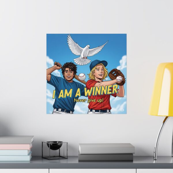 Motiverende Sportposter I  Honkbal I Kinderkamer I Decoratie I Cadeau I Speelruimte - Afbeelding 16