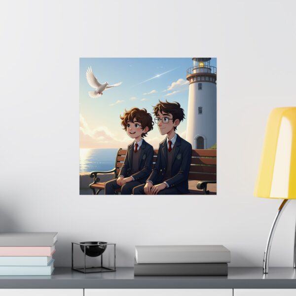 Matte poster voor kinderkamer I speelruimte I Studenten I Vuurtoren - Afbeelding 19