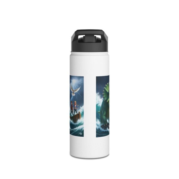 Roestvrijstalen waterfles met avontuur thema | Dino Design I Cadeau I Kamperen I Wandelen - Afbeelding 7