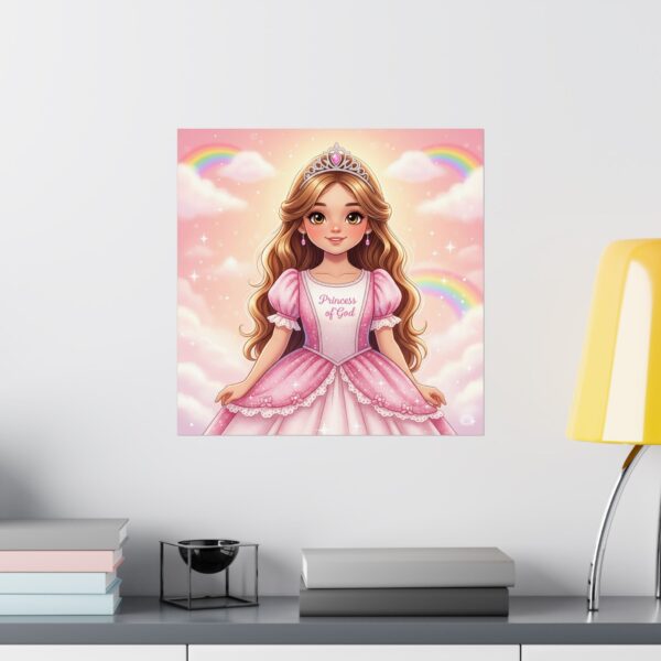 Matte poster I Prinses van God I Schattig Meisje I Decor I Kinderkamer I Fantasie Prints - Afbeelding 16
