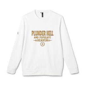 Trendy Adidas unisex sweatshirt I Plunder Hell en Populate Heaven I Casual stijl