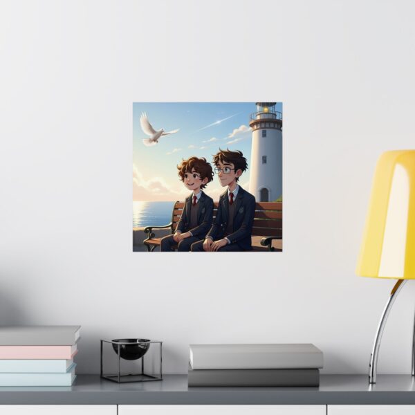 Matte poster voor kinderkamer I speelruimte I Studenten I Vuurtoren - Afbeelding 13