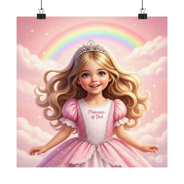 Matte Poster I Prinses van God I Inspirerend I  Kinderkamer decor I Cadeau - Afbeelding 5