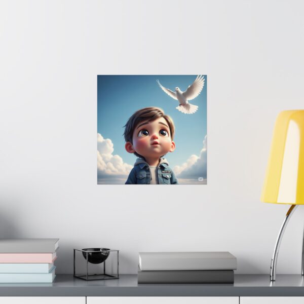 Poster I Kind van God I Duif I Kinderkamer I Decor I  Inspirerend - Afbeelding 10