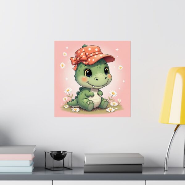 Poster I Schattige Dino I Kinderkamer I Speelkamer I Slaapkamer I Decoratie I Cadeau - Afbeelding 13
