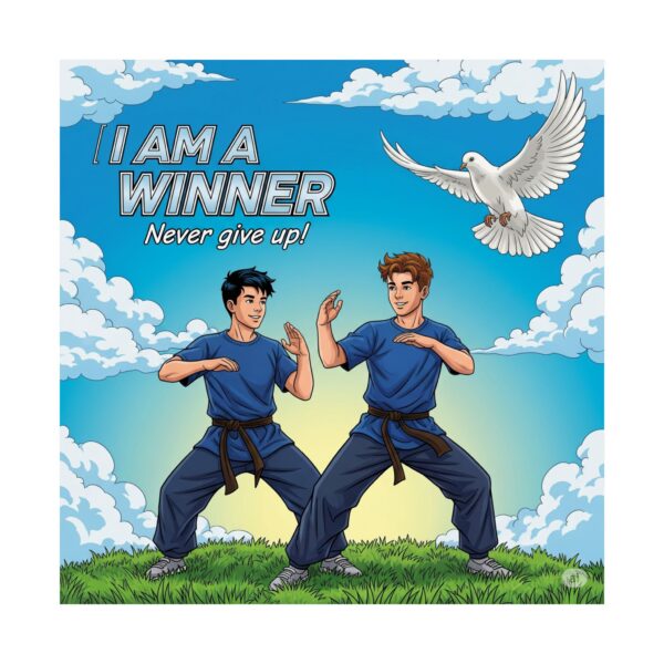Motiverende vechtsport poster I Kung Fu I Never Give Up! I Speelkamer I Decoratie - Afbeelding 12