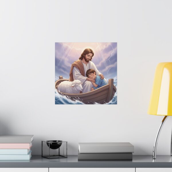 Poster I Jezus en Kind I Muurkunst I Cadeau I Kinderruimte - Afbeelding 10
