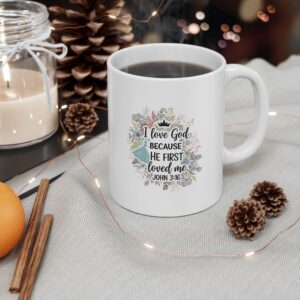 Design Mok I I love God I Cadeau voor haar I Home Decor