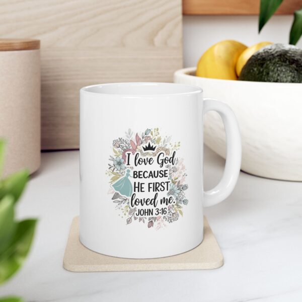 Design Mok I I love God I Cadeau voor haar I Home Decor - Afbeelding 3